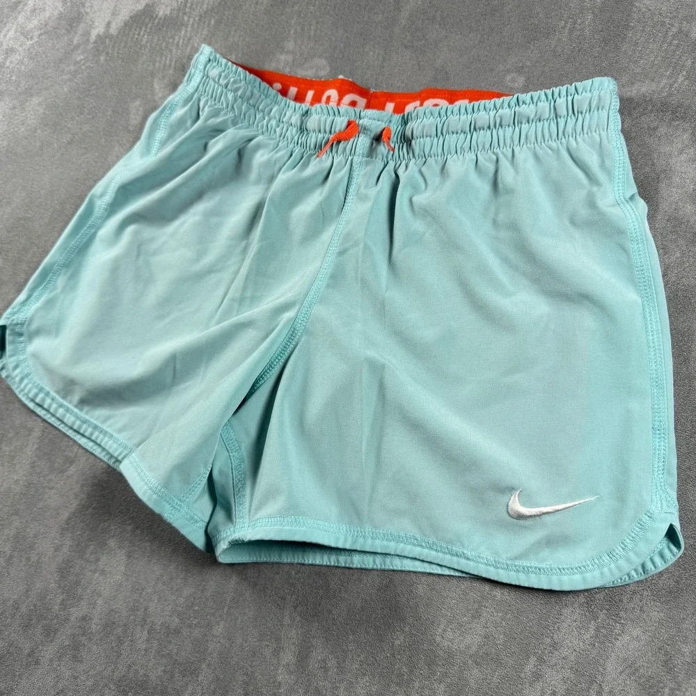 Nike Dri-FIT Phantom 2-in-1 Running Shorts Women's XS Blue Orange Lined Athletic